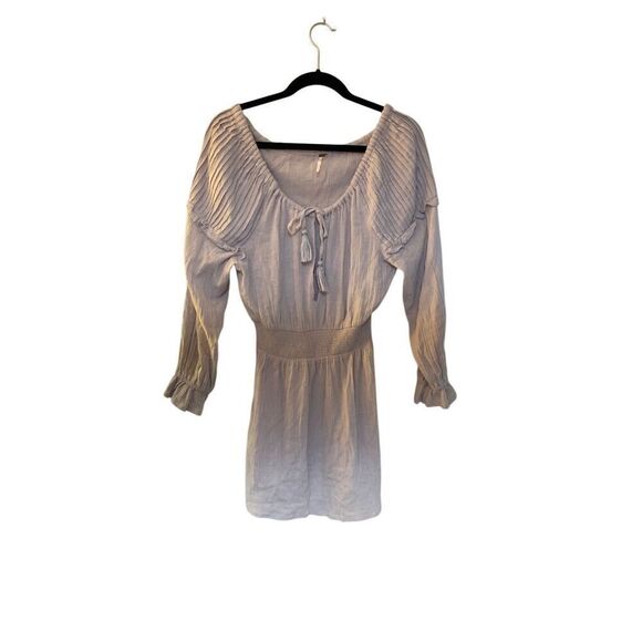 Free people, BoHo, gypsy smock, mini dress, size small - Picture 2 of 7